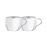 Conjunto De Xícaras Para Chá E Capuccino Em Aço Inox 2pçs - Tramontina -
