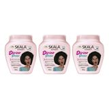 Creme Skala 1kg Divino Potão Transição Capilar-kit C/3un