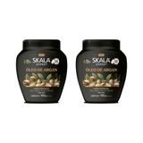 Creme Skala 1kg Oleo De Argan-kit C/2un