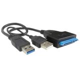 Adaptador Usb 3.0 Para Sata Iii Hd Notebook 2.5mm E Ssd