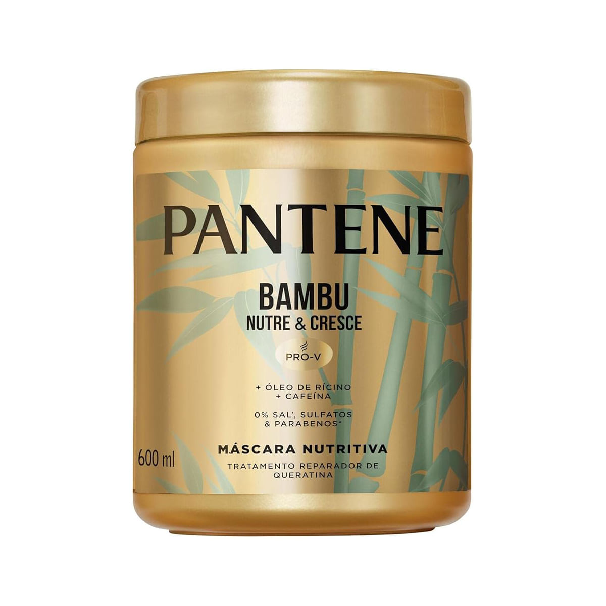 Máscara Capilar Nutritiva Pantene Pro-v Bambu Nutre E Cresce 600ml Pantene