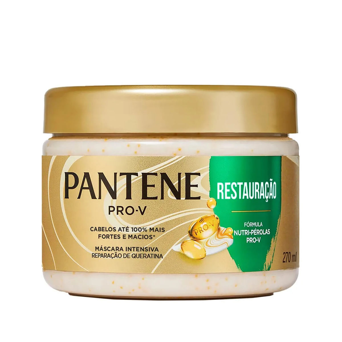 Máscara Capilar Pantene Pro-v Restauração Fórmula Nutri-pérolas 270ml Pantene