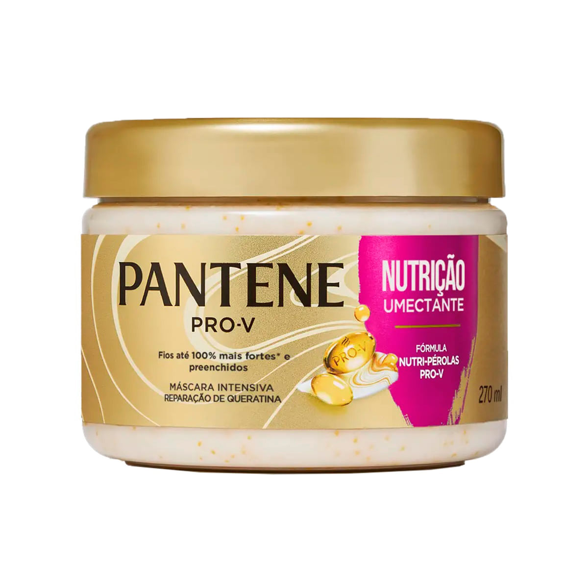 Máscara Capilar Pantene Pro-v Nutrição Umectante Fórmula Nutri-pérolas 270ml Pantene