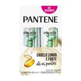 Kit Pantene Pro-v Bambu Nutre E Cresce Shampoo 400ml + Condicionador 175ml Pantene