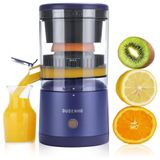 Centrifuga De Frutas Portatil Recarregavel Via Usb, 110v, Dusenho, Azul