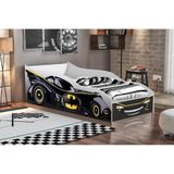 Cama Infantil Solteiro Bat Carro Branco