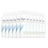 Kit 12 Desodorantes Aerosol Dove Clinical Original Clean 150ml/91g