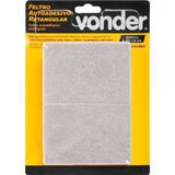 Feltro Adesivo Bege Ret 95x68mm Com 10 Vonder