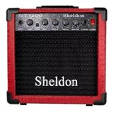 Amplificador Sheldon Gt1200 Guitarra 15w 110v/220v Vermelho