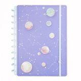 Caderno Inteligente Grande Purple Galaxy By Gocase Cigd4163