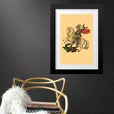 Quadro Sacro Santo São Jorge - 60x48cm