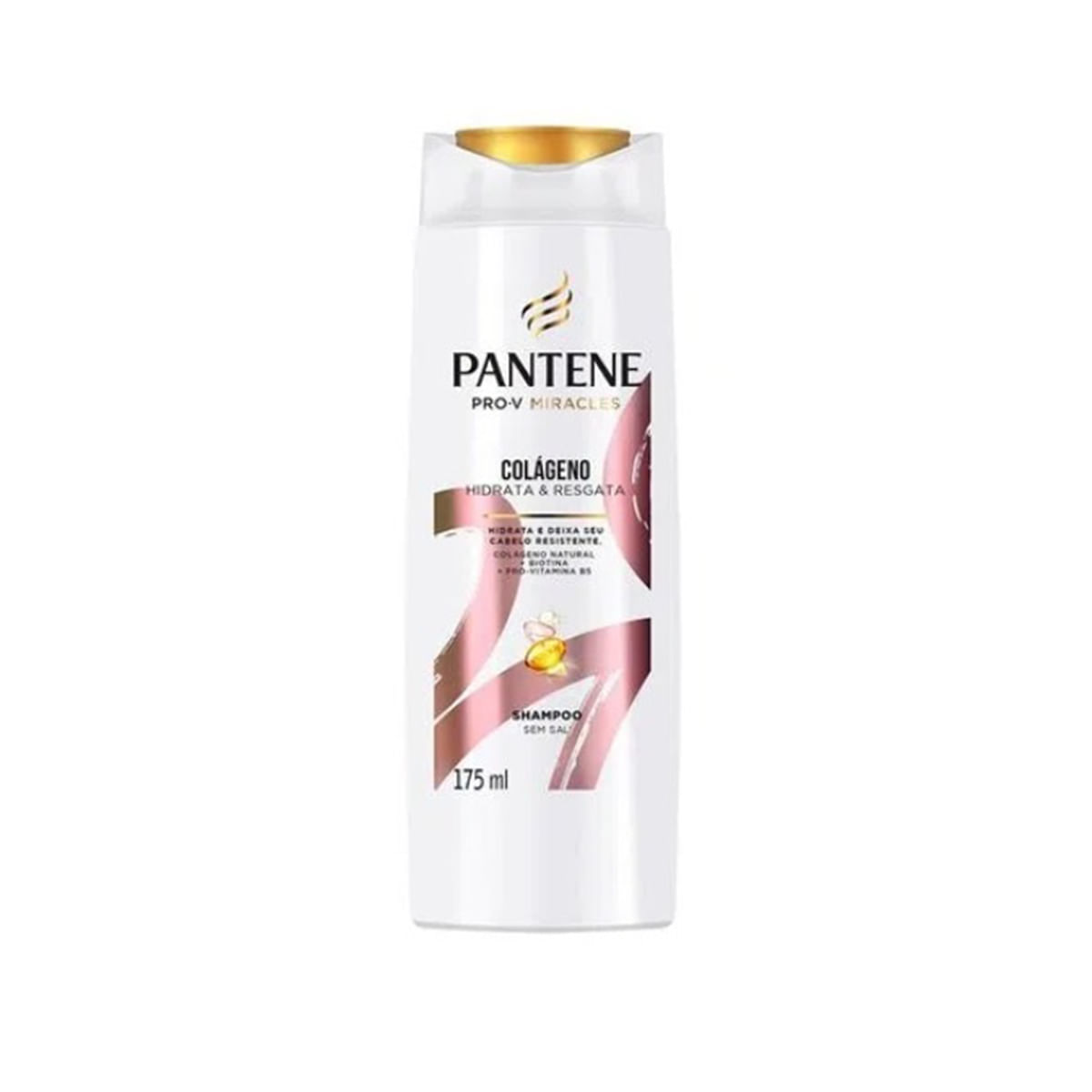 Shampoo Pro-v Miracles Colágeno Hidrata E Resgata 175ml Pantene