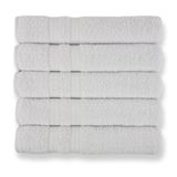 Kit 5 Toalhas De Banho Para Hoteis Super Grossa Felpuda E Macias 100% Algodão Beka Luxo Branco