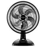 Ventilador Mesa 40cm Vt-40-nb Turbo 140w Mondial Preto Com Prata 110v