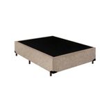 Cama Box Casal Suede 40x138x188 Bege