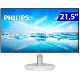 Monitor Philips Led 221v8lw 21.5p Vga/hdmi Vesa - 221v8lw