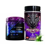 Kit Psichotic Dragon 500g Demons + Creatina Pura 300g Dynamo
