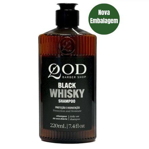 Shampoo Old School Whiskey 220ml Hidratação Profunda Qod