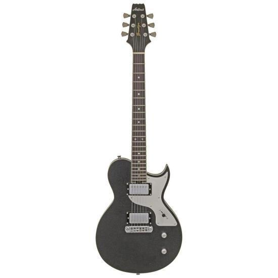 Guitarra Aria Pro Ii 718-mk2 Brooklyn Open Pore Black