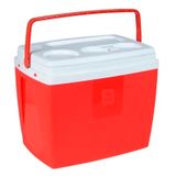 Caixa Térmica Bel Fix 19l 20qt Com Alça + Suporte Para Copo Capac. 26 Latas