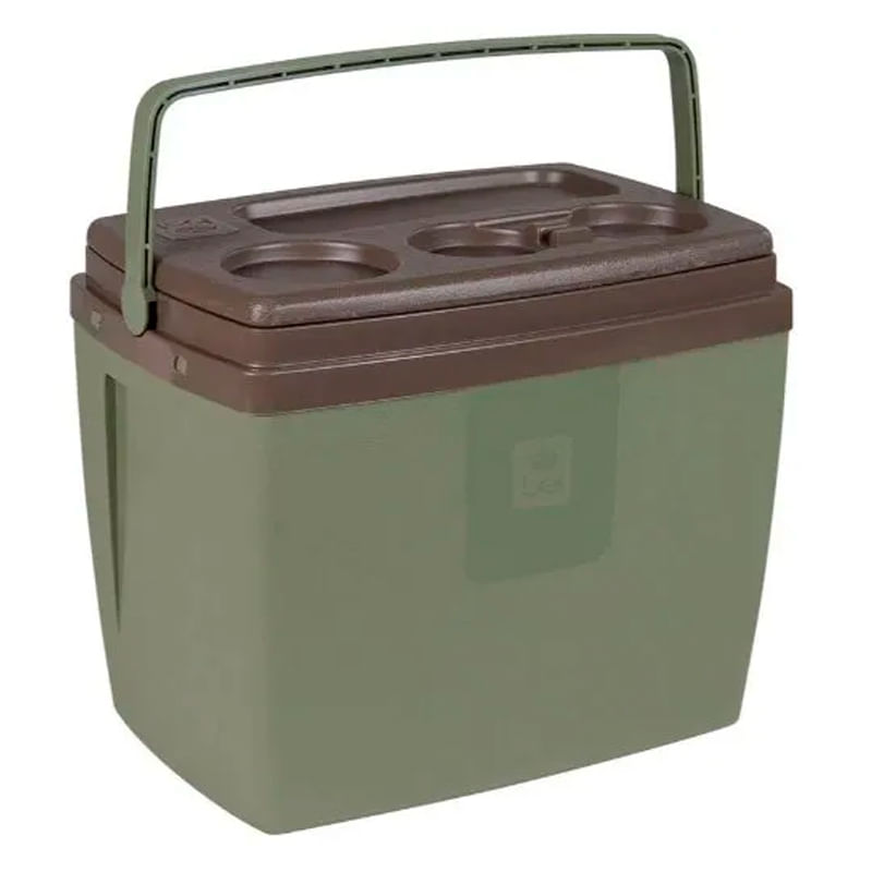 Caixa Térmica Bel Fix 19l 20qt Com Alça + Suporte Para Copo Capac. 26 Latas