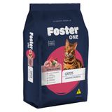 Ração Para Gatos Foster One Adultos E Filhotes Sabor Blend De Carne 1kg