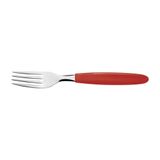 Kit 12 Garfo Mesa Tramontina Ipanema Inox Vermelho