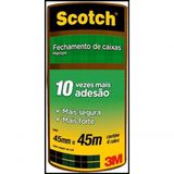 Scotch, 3m, Fita De Empacotamento, Marrom, 45mm X 45m, 4 Unidades