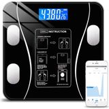 Balança Digital Bioimpedância Corporal Vidro 180kg Bluetooth