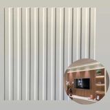 18 Placas Revestimento De Pvc Painel Ripado  50x50cm