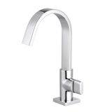 Torneira Lavatório/banheiro Bica Móvel Slim Quadrada Metal