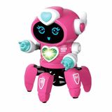 Brinquedo Meninos e Meninas - Robô com Luz que Pisca e Som