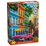 Puzzle 1000 Peças Por Do Sol Em Havana - Grow