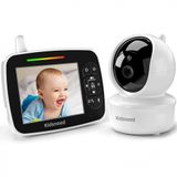 Baba Eletronica Monitor Com Camera Hd 1080p E Visao Noturna, Alcance De 292m, Kidsneed Sm935a, Branco