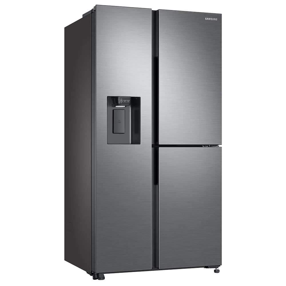 Refrigerador Inverter Rs65r Frost Free Side By Side 3 Portas Inox Look 602 Litros Samsung