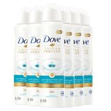 Kit 6 Desodorantes Aerosol Dove Cuida E Protege 150ml