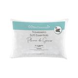 Travesseiro Pluma De Ganso Sintética Soft Essentials 01 Peça Branco