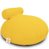 Puff G-pouf Mini Cor Amarelo - Versátil, Sensorial E Macio