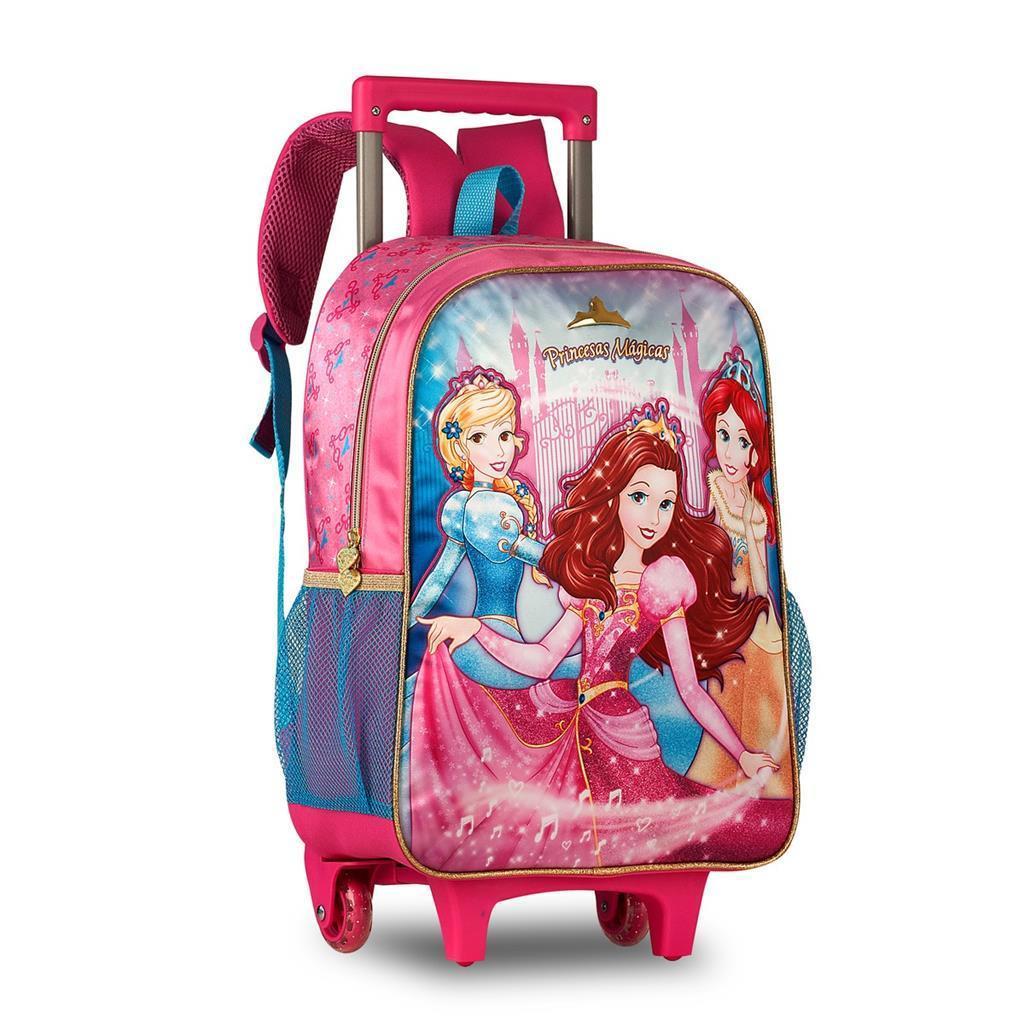 Mochila De Rodinhas Princesa Yris Rosa - Clio