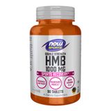 Hmb 1000mg Dupla Força Now Foods Sports 90tabs Importado