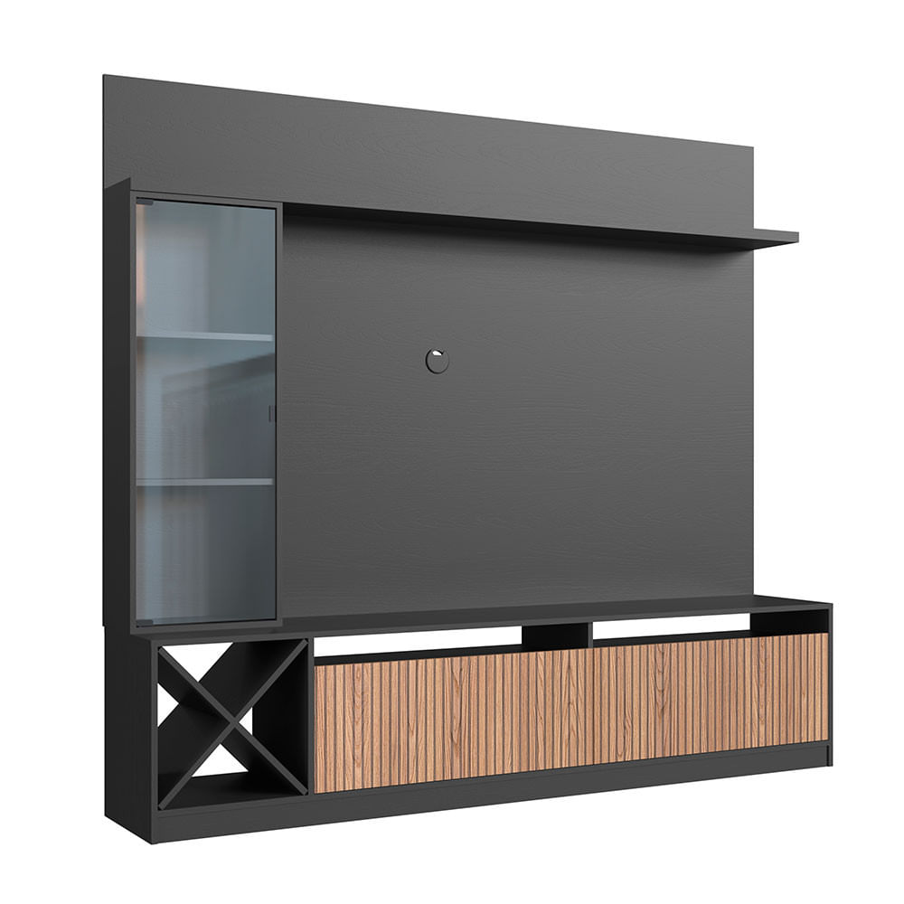 Estante Para Tv Capri Até 60 Polegadas 3 Portas Quiditá