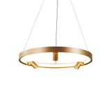 Lustre Pendente Nordecor Lilla 2540 Dourado Led Bivolt