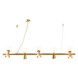 Lustre Pendente Nordecor Teas 2469 Dourado G9 - Gu10 Bivolt