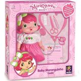 Boneca Baby Moranguinho Dodói Com Acessórios Mimo Toys 3+ 4002