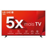 Smart TV 4K 55" LG UHD 55UT8050 Processador A5 Ger7 AI Alexa/Chromecast integrado Otimizador de Jogos webOS 24 Controle Smart Magic