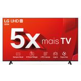 Smart TV LG 75" 4K UHD 75UT8050 Processador A5 Gen7 AI Alexa Chromecast Integrado WebOS 24 Controle Smart Magic