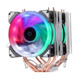 Radiador Cpu Cooler Dual Cooling Tower Rgb Led 1/2/3 9cm Ventilador