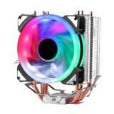 Radiador Cpu Cooler Dual Cooling Tower Rgb Led 1/2/3 9cm Ventilador