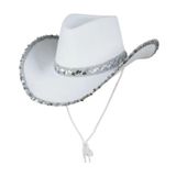 Chapéu Feminino De Cowboy Chapéu De Festa Chapéu De Sol Para Traje De Férias