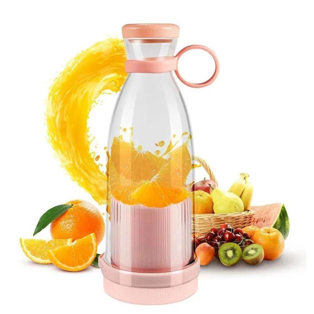 Mini Liquidificador Portatil Garrafinha Suco Vitamina 350ml